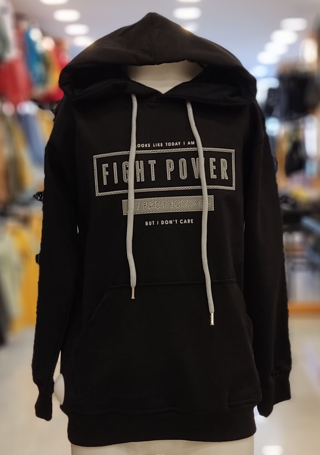 NY Kids 9606-9607 Fight Power Erkek Çocuk Kapşonlu Sweat