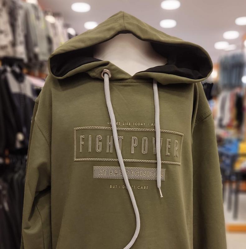 NY Kids 9606-9607 Fight Power Erkek Çocuk Kapşonlu Sweat