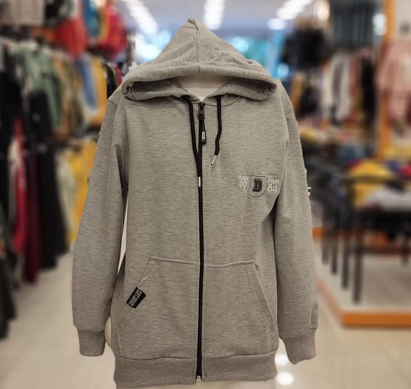 YUKO Kids 1009-3009 Erkek Çocuk Kapşonlu Fermuarlı Hırka