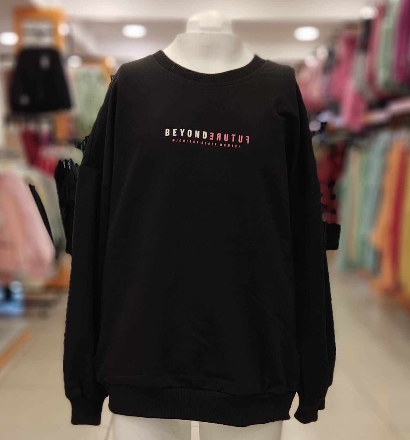 HAY Kids 336 B. Yaka Cepli 2İplik Kız Çocuk Sweat