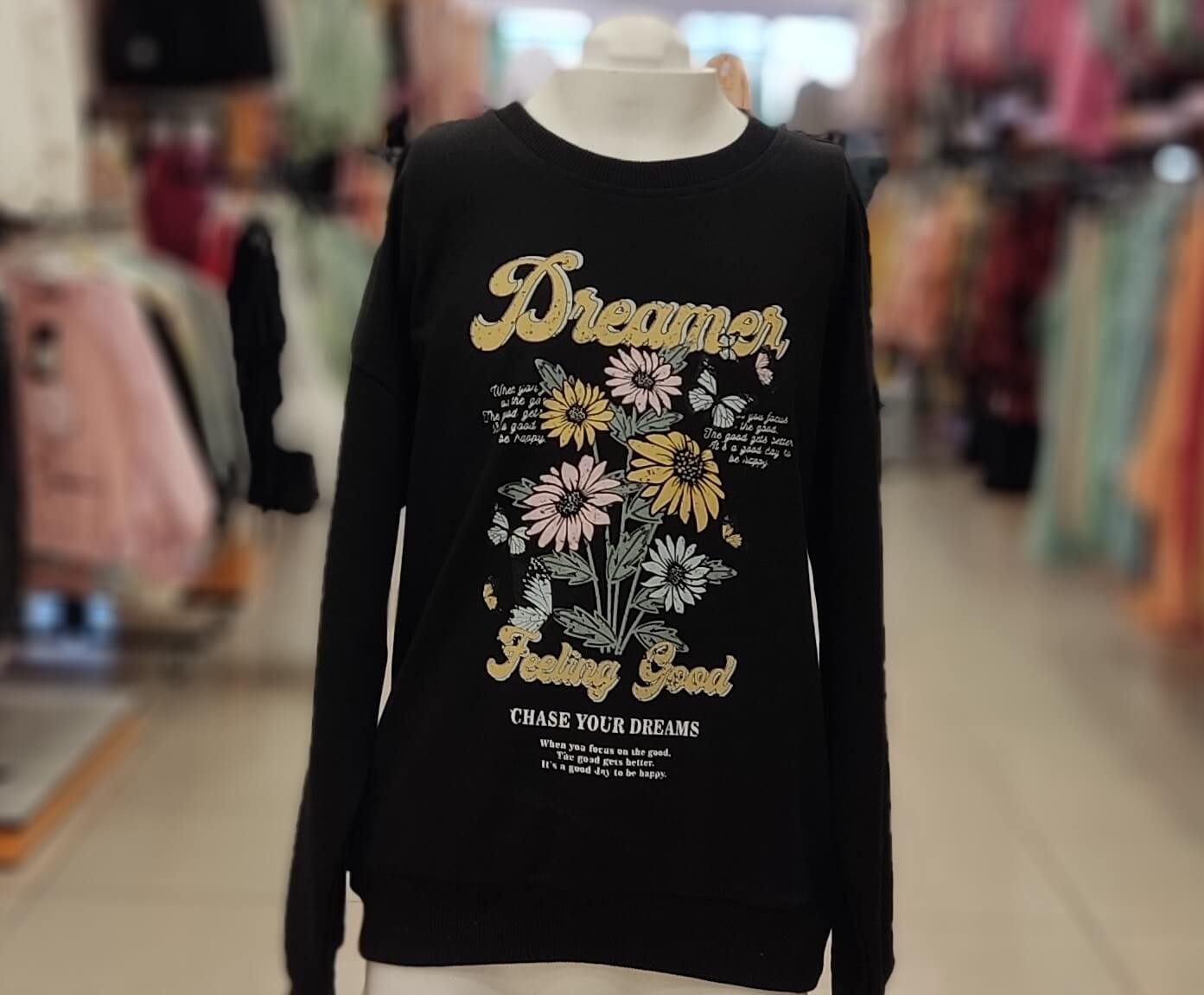 HAY Kids 330 B. Yaka Dreamer 2İplik Kız Çocuk Sweat