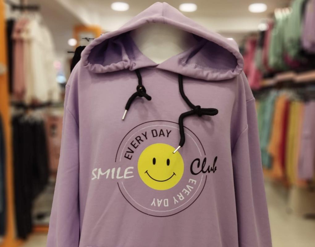 KBT GİRLS 4020-5020-6020 Smile Kız Çocuk Kapşonlu Sweat