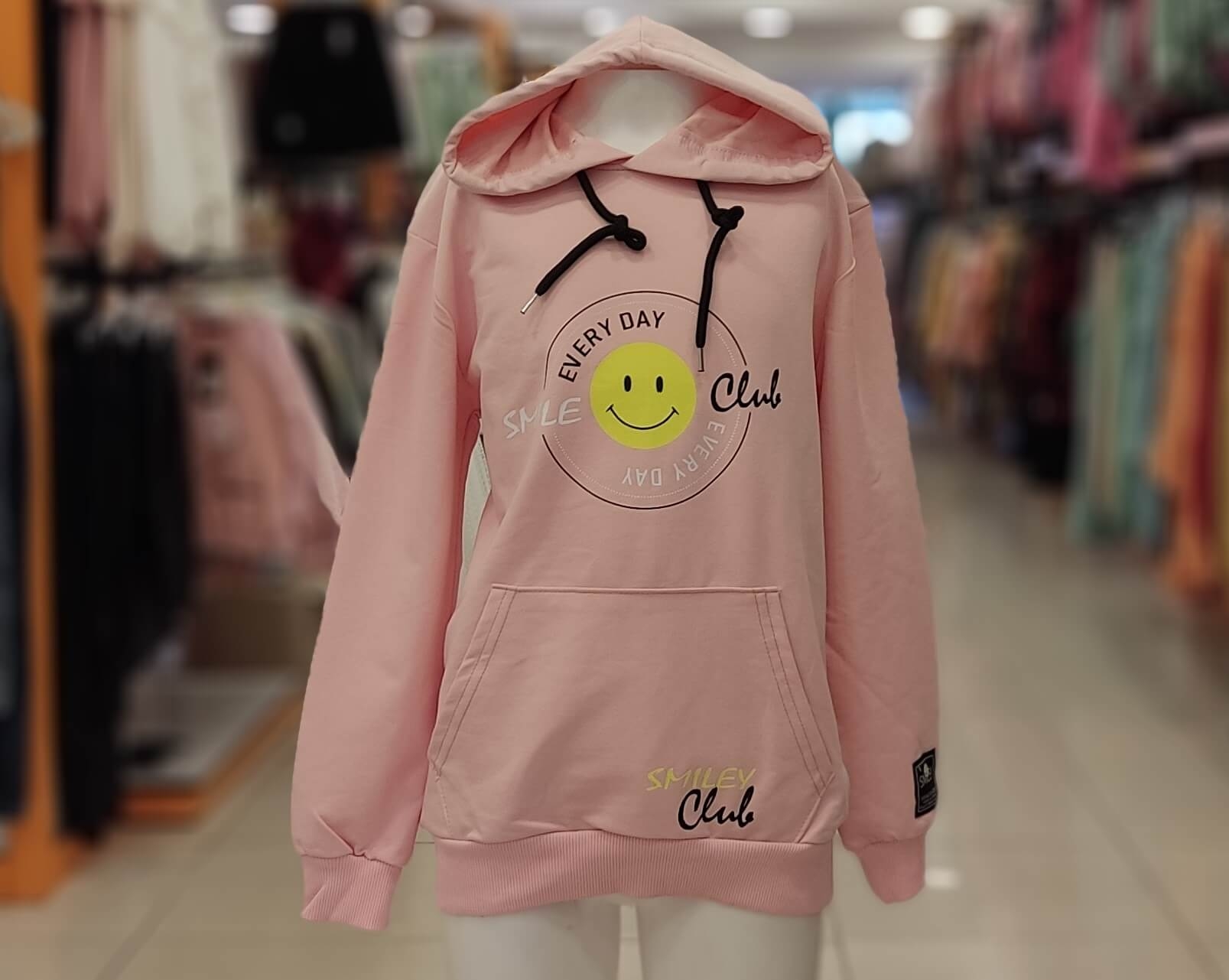 KBT GİRLS 4020-5020-6020 Smile Kız Çocuk Kapşonlu Sweat