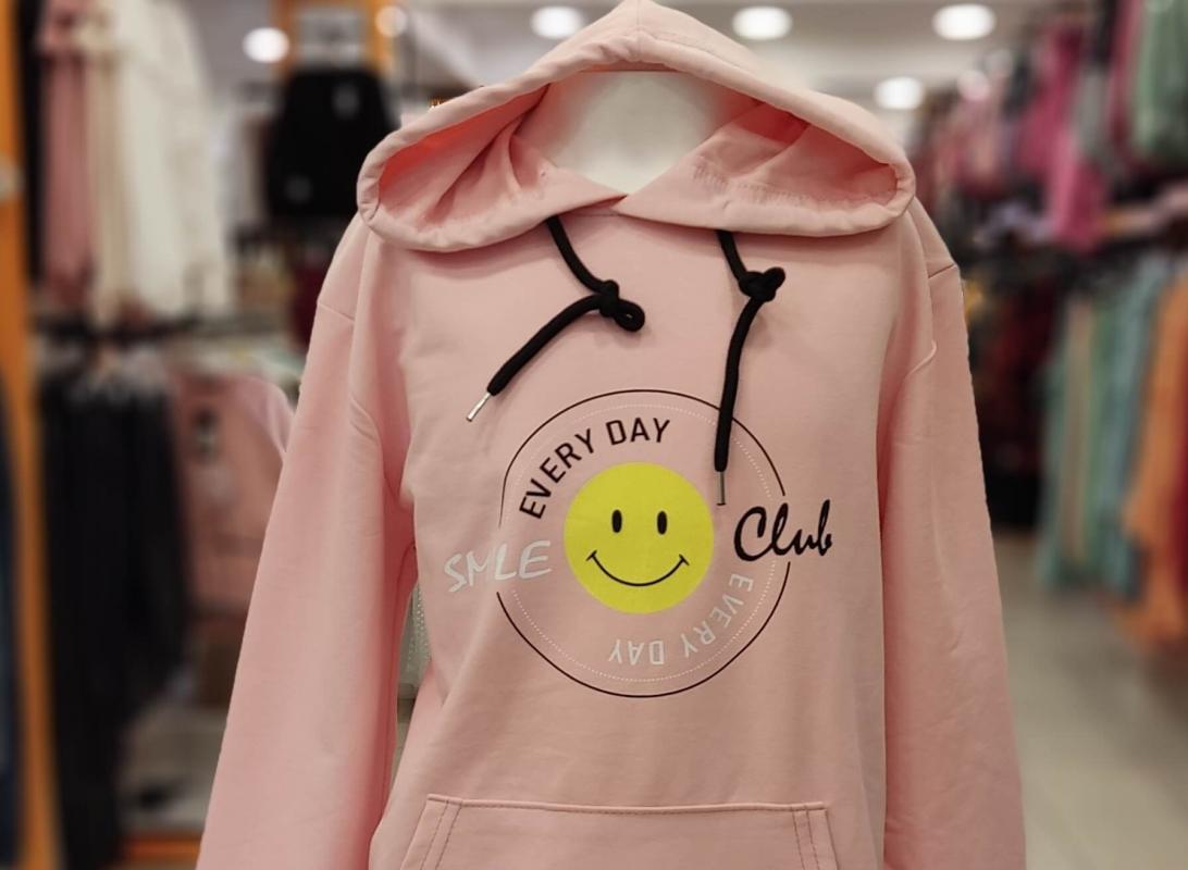KBT GİRLS 4020-5020-6020 Smile Kız Çocuk Kapşonlu Sweat