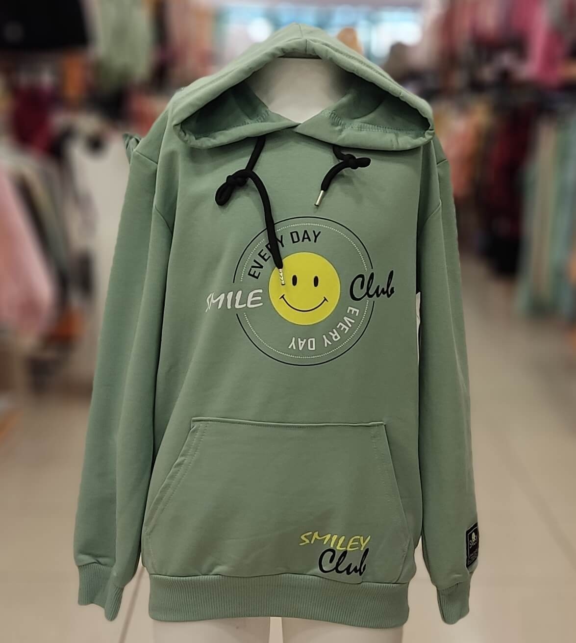 KBT GİRLS 4020-5020-6020 Smile Kız Çocuk Kapşonlu Sweat