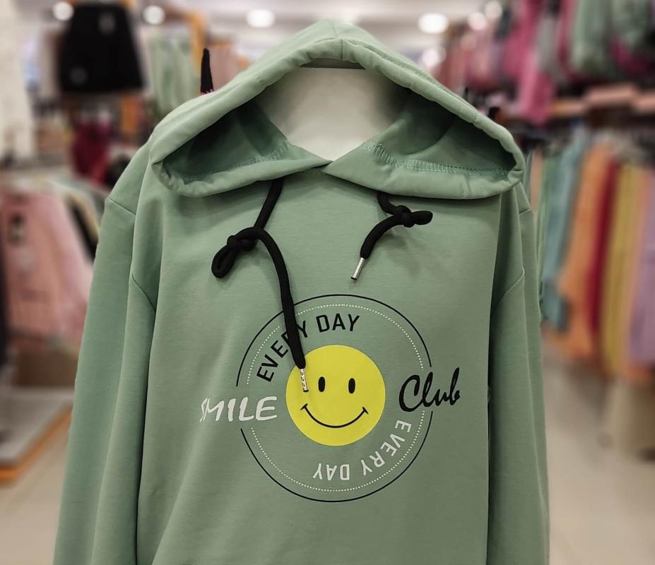 KBT GİRLS 4020-5020-6020 Smile Kız Çocuk Kapşonlu Sweat