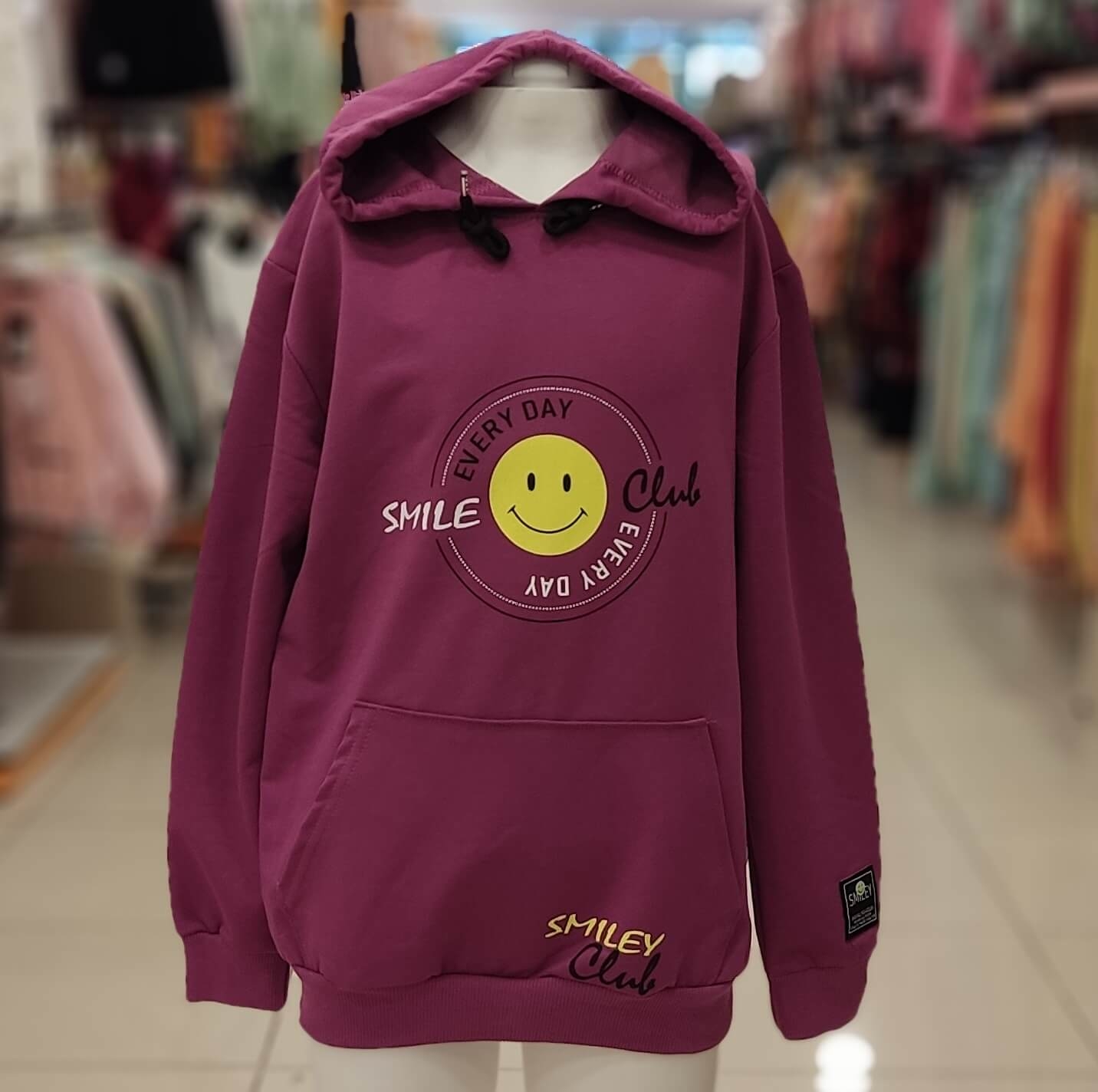 KBT GİRLS 4020-5020-6020 Smile Kız Çocuk Kapşonlu Sweat