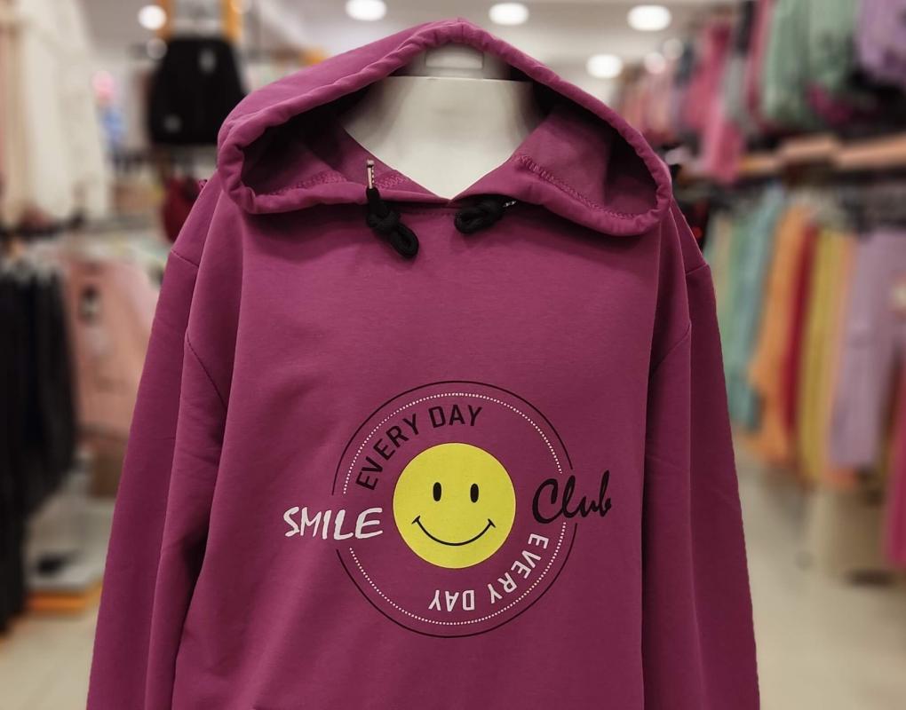 KBT GİRLS 4020-5020-6020 Smile Kız Çocuk Kapşonlu Sweat