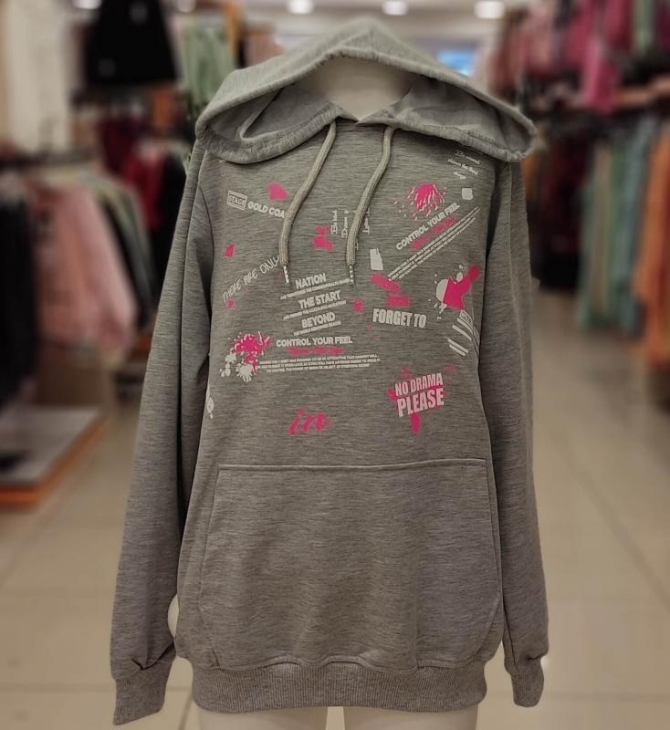 BONİBON’S Kids 6004-7004 Neon Kız Çocuk Kapşonlu Sweat