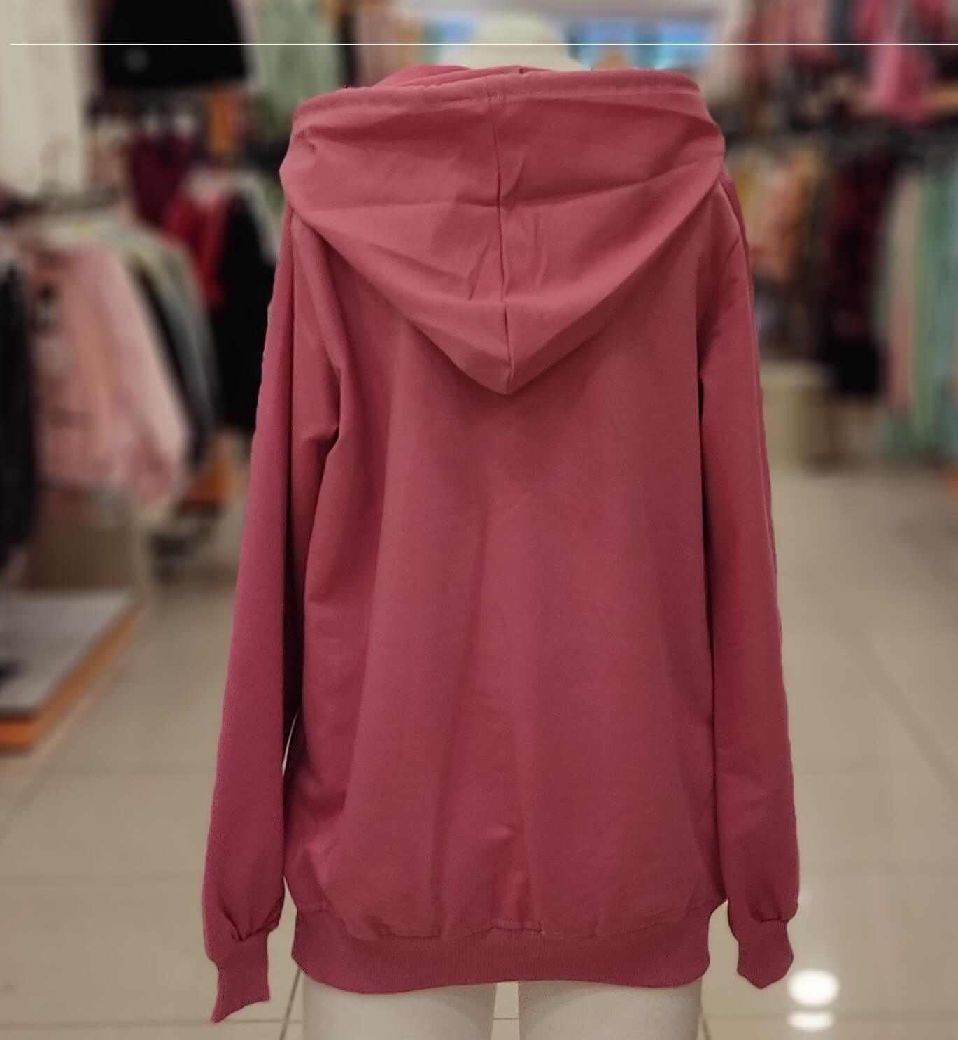 BONİBON’S Kids 6008-7008 Fileli Kız Çocuk Kapşonlu Sweat