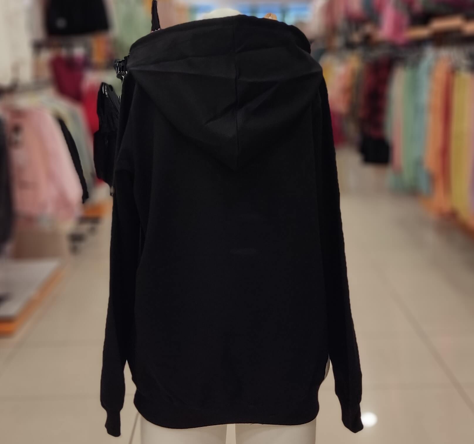 BONİBON’S Kids 6008-7008 Fileli Kız Çocuk Kapşonlu Sweat