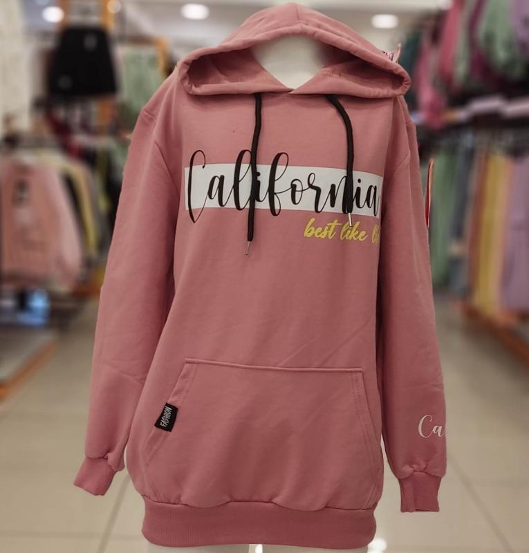 KBT GİRLS 4018-5018-6018 California Kız Çocuk Kapşonlu Sweat