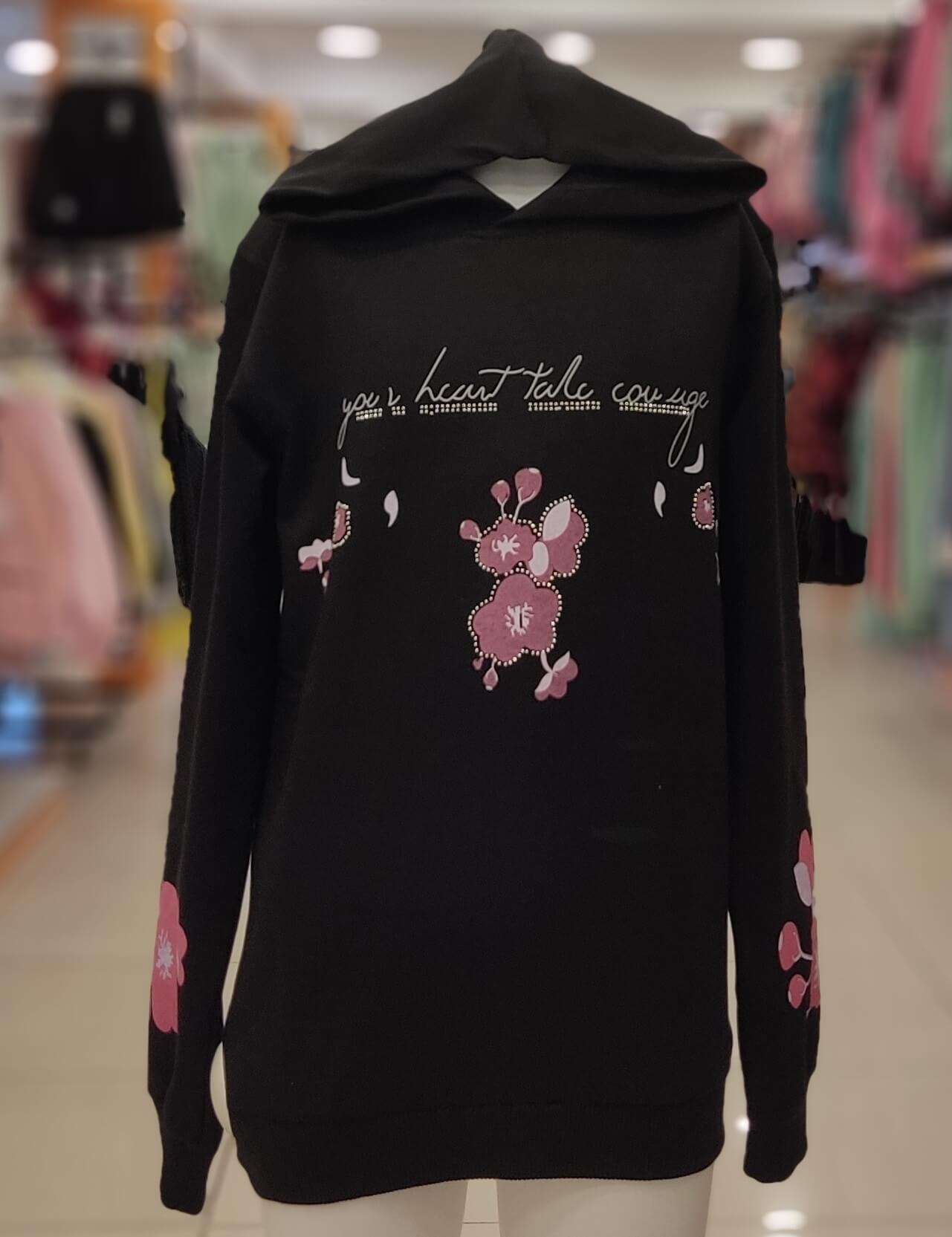 ELİSS Kids 1040-2040-3040 Kız Çocuk Kapşonlu Sweat