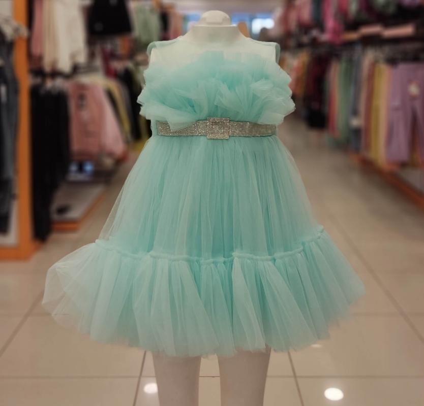 DAİSYGİRLS Kids 8987 Fırfırlı Kız Çocuk Abiye
