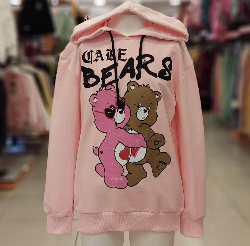 İ.CAN Kids 1326 Bears Kız Çocuk Kapşonlu Sweat