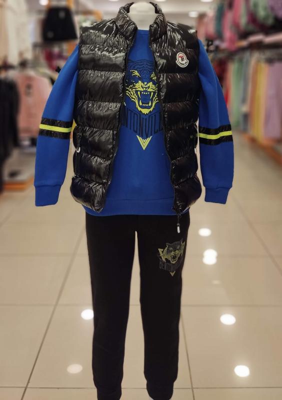 TOMBİŞ Kids 5686-6686 Erkek Çocuk Şişme Yelekli Takım