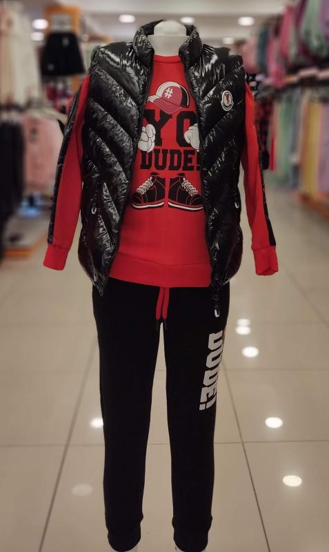 TOMBİŞ Kids 6688 Erkek Çocuk Şişme Yelekli Takım