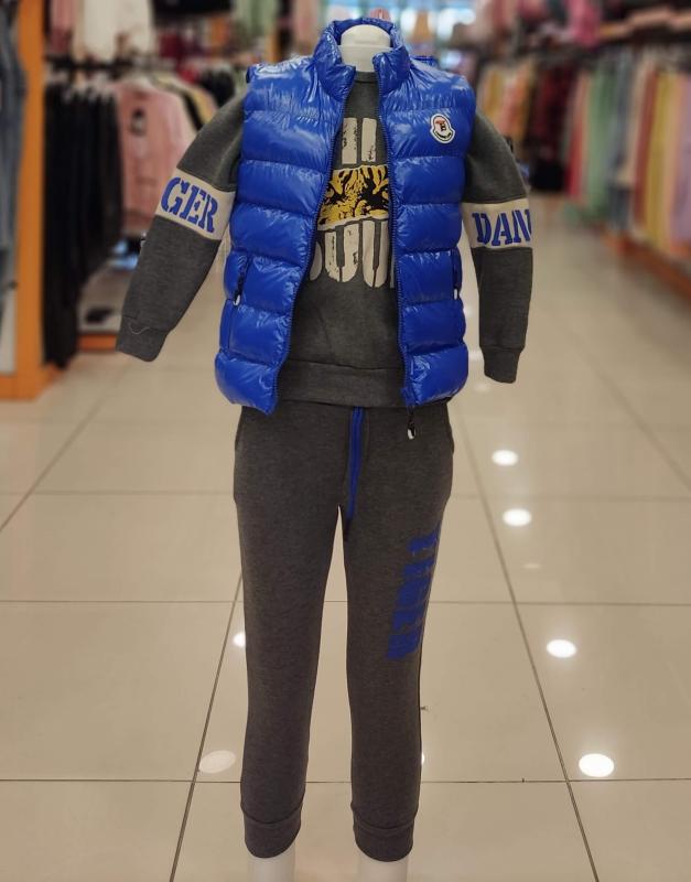 TOMBİŞ Kids 6692 Erkek Çocuk Şişme Yelekli Takım