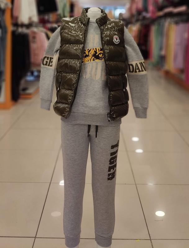 TOMBİŞ Kids 6692 Erkek Çocuk Şişme Yelekli Takım