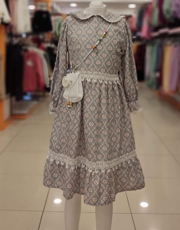 TİVİDO Kids 2314 Kız Çocuk Çantalı Elbise