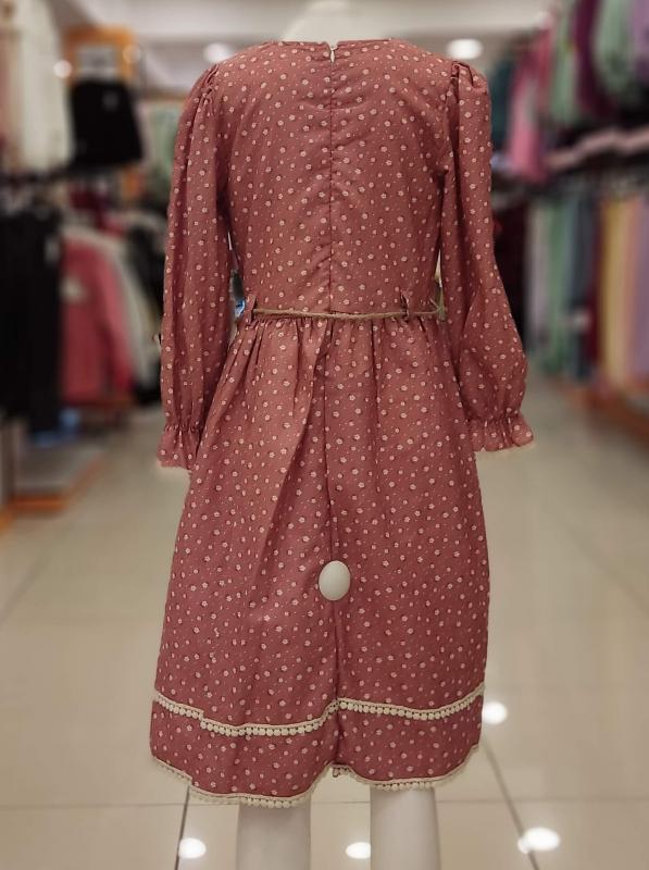 TİVİDO Kids 2303 Kız Çocuk Kemerli Elbise