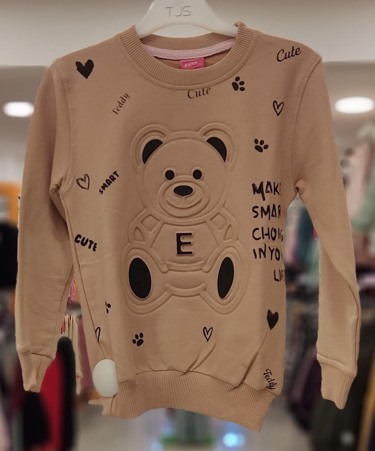 ELİSS Kids 1005-3005 Ayıcık Kız Çocuk Sweat