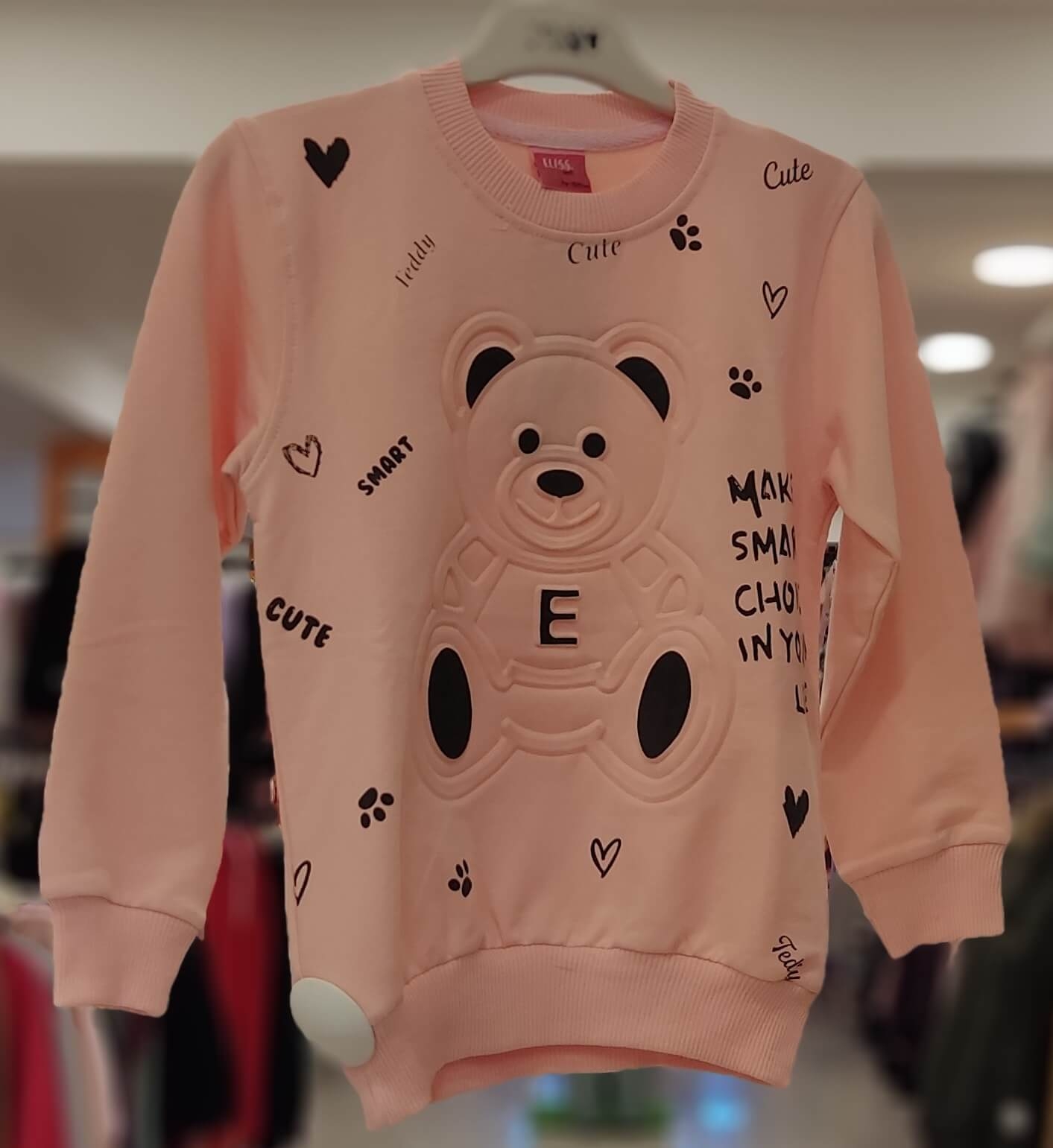 ELİSS Kids 1005-3005 Ayıcık Kız Çocuk Sweat