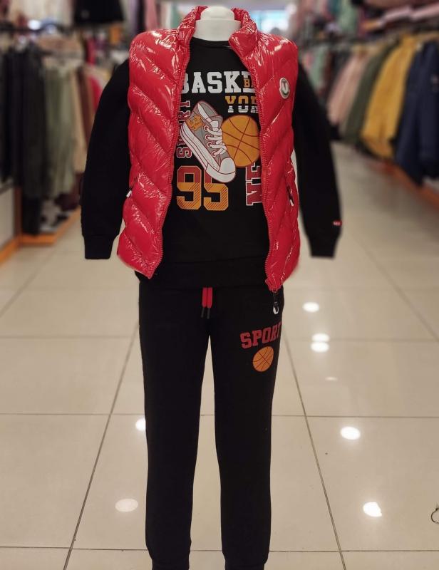 TOMBİŞ Kids 6693 Erkek Çocuk Şişme Yelekli Takım