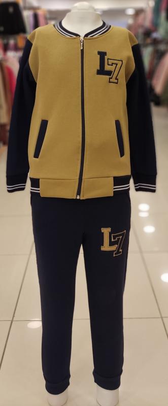 BARKOD Kids 11393-22393 L7 Fermuarlı Erkek Çocuk 2li Takım