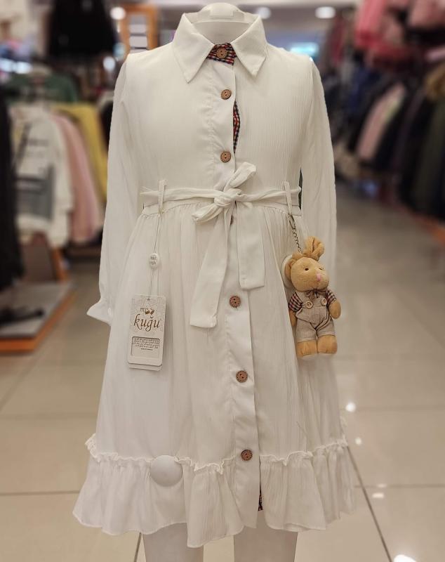 MİSS KUĞU Kids 4619 Kız Çocuk Bürümcük Elbise