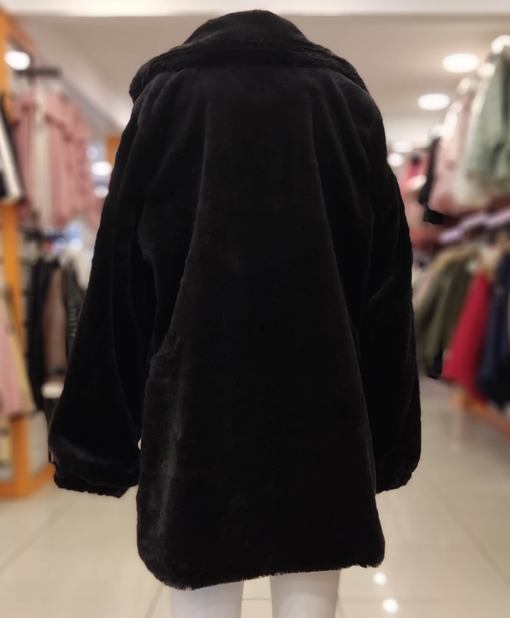 PULCINO Kids 22743 Düğmeli Kız Çocuk Peluş Kaban
