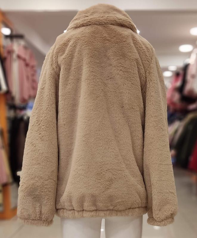 PULCINO Kids 22744 Fermuarlı Kız Çocuk Peluş Kaban