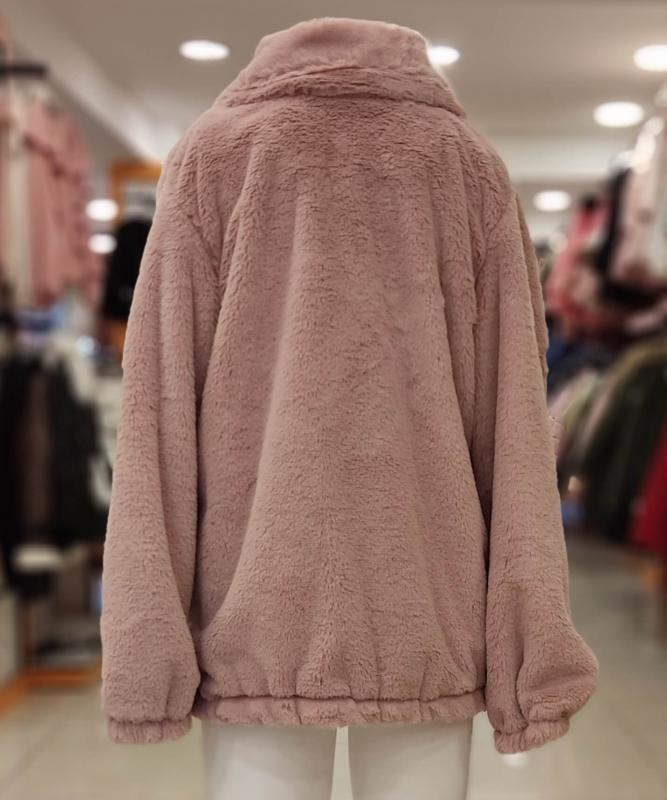 PULCINO Kids 22744 Fermuarlı Kız Çocuk Peluş Kaban