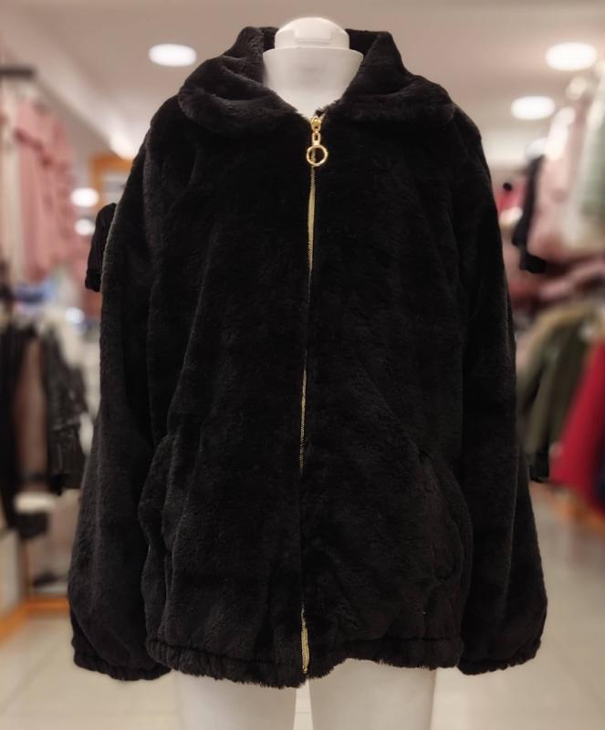 PULCINO Kids 22744 Fermuarlı Kız Çocuk Peluş Kaban