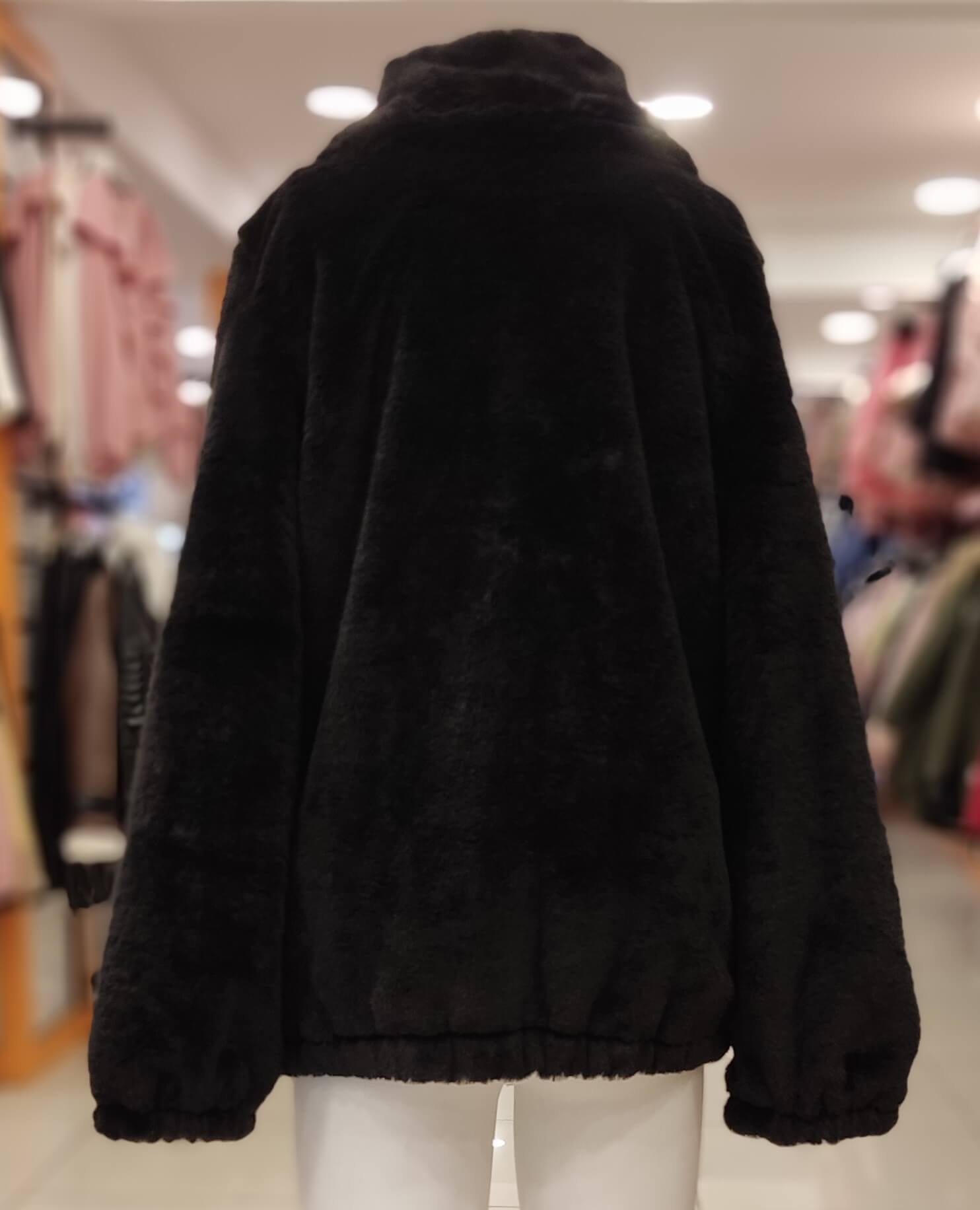 PULCINO Kids 22744 Fermuarlı Kız Çocuk Peluş Kaban