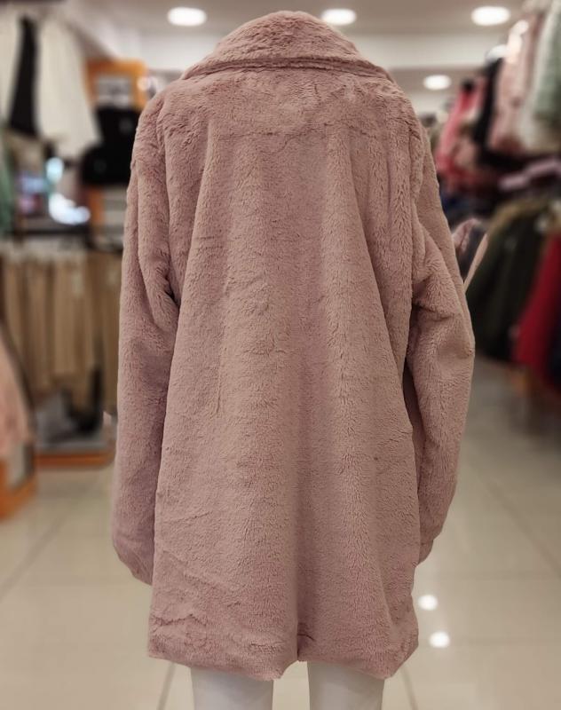 PULCINO Kids 22743 Düğmeli Kız Çocuk Peluş Kaban