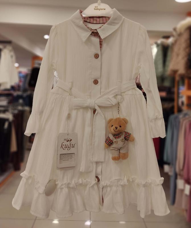 MİSS KUĞU Kids 3619 Kız Çocuk Bürümcük Elbise