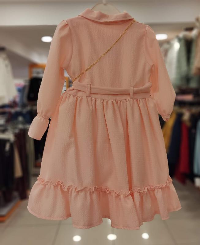 MİSS KUĞU Kids 3623 Patlı Zerda Kız Çocuk Elbise