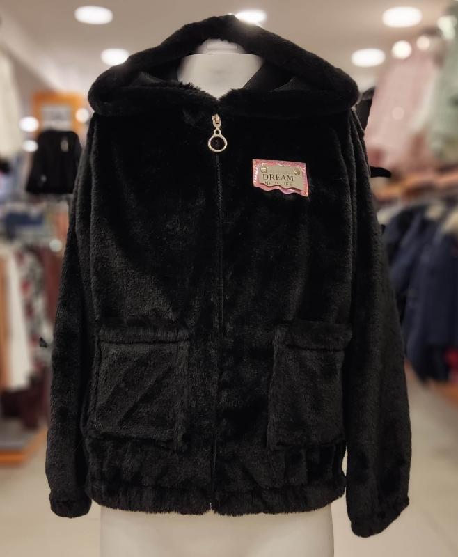 50100-50101 Peluş Kız Çocuk Ceket Hırka
