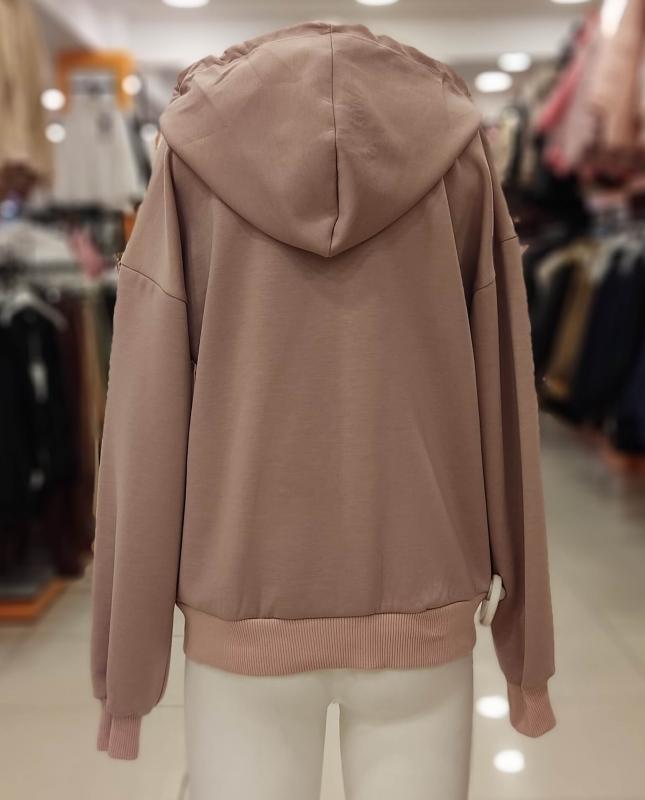PULCINO 22804 Fermuarlı Kapşonlu Kız Çocuk Hırka