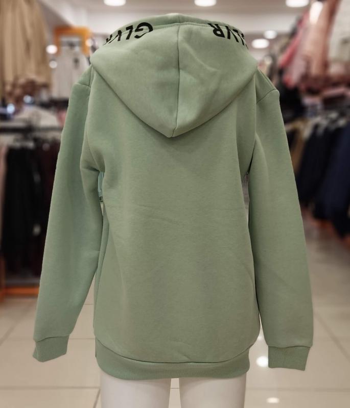 KBT Girls 6024 Kız Çocuk Kapşonlu Polar Sweat