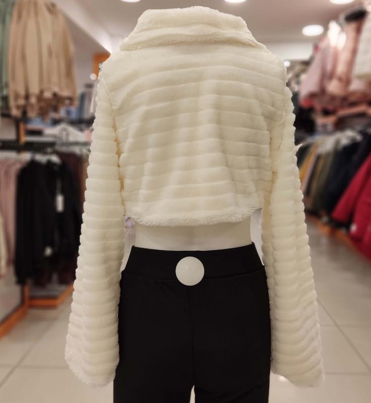 Esila Kids 4102 Kürklü Peluş Kız Çocuk Bolero
