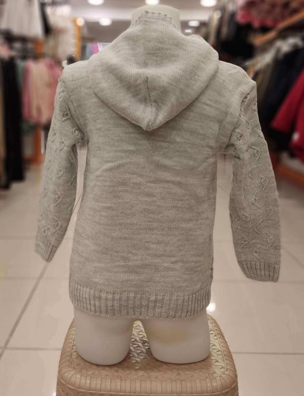 Derbey Kids 001 Erkek Çocuk Kapşonlu Fer. Hırka