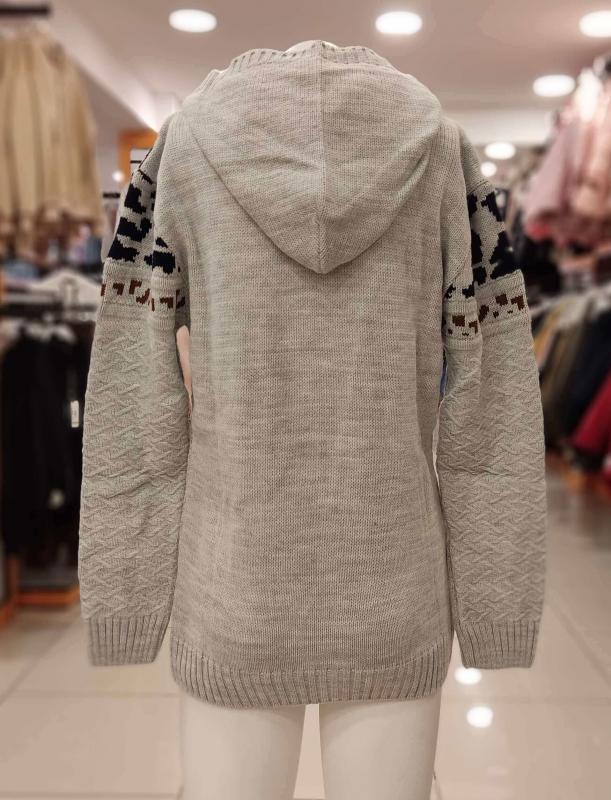 Derbey Kids 003 Erkek Çocuk Desenli Ferm. Hırka