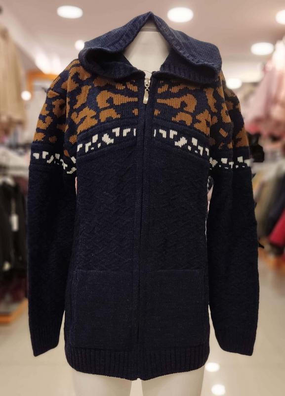 Derbey Kids 003 Erkek Çocuk Desenli Ferm. Hırka