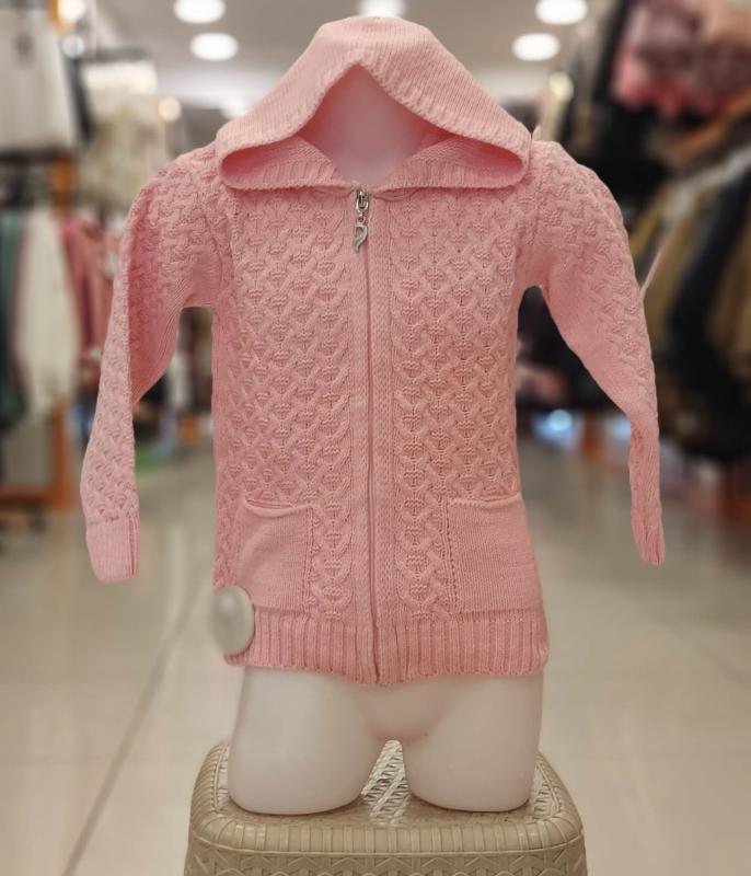 Derbey Kids 005 Kız Çocuk Düz Ferm. Hırka