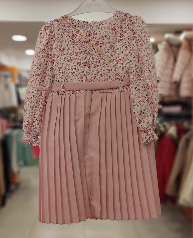 ENFETTO Kids 2392 Kız Çocuk Çantalı Elbise