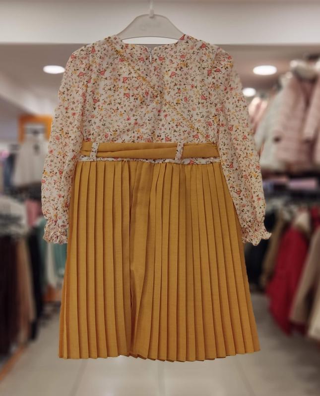 ENFETTO Kids 2392 Kız Çocuk Çantalı Elbise