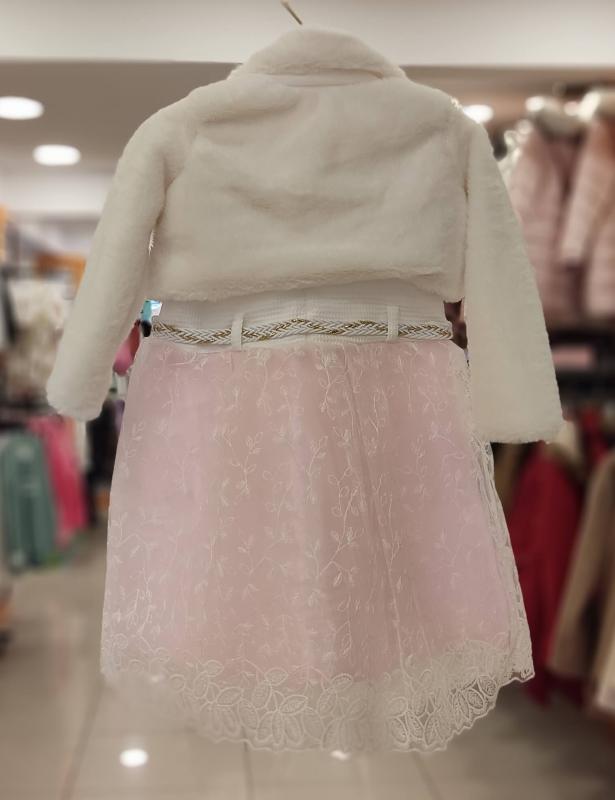 LUMİA Kids 0706 Bolerolu Kız Çocuk Elbise