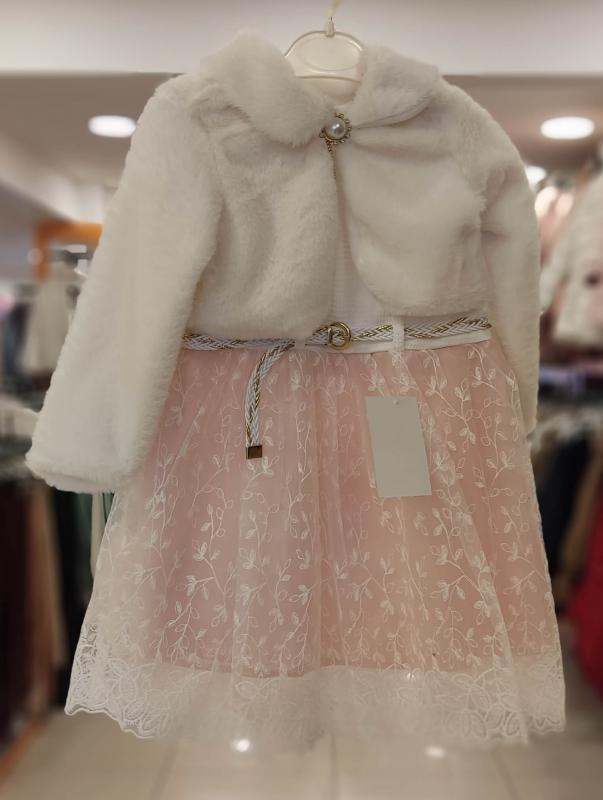 LUMİA Kids 0706 Bolerolu Kız Çocuk Elbise